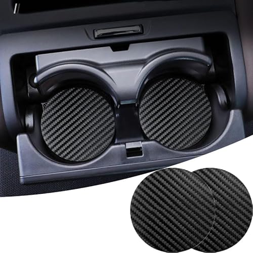 2 Stück Auto Untersetzer, Für Audi A1 A3 RS3 A4 A5 A6 A7 RS7 A8 Q3 Q5 Q7 R8 S Series, Anti-Rutsch, Innere Zubehör, Staubdichter, Ornamente, Temperaturbeständigkeit, Waschbare von SWSMYZFF