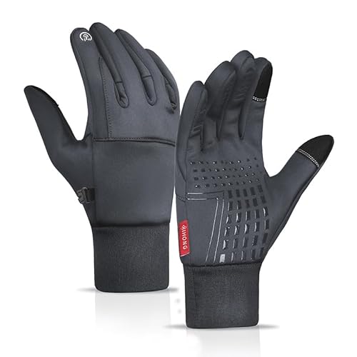 SWZEC Das Original Winter Handschuhe mit Thermo-Pro Technologie (Dunkelgrau,L) von SWZEC