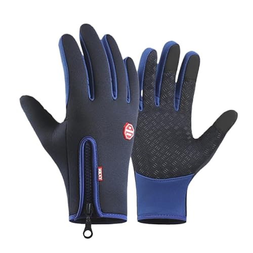 SWZEC FROSTFIT - Thermo Handschuhe perfekt für jedes Abenteuer.Doppelschichtverdickung - Thermo-profis (Gletscher-Blau,L) von SWZEC