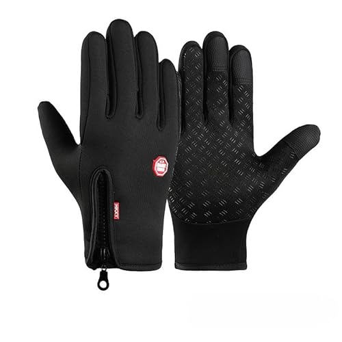 SWZEC FROSTFIT - Thermo Handschuhe perfekt für jedes Abenteuer.Doppelschichtverdickung - Thermo-profis (Samt-Schwarz,XL) von SWZEC