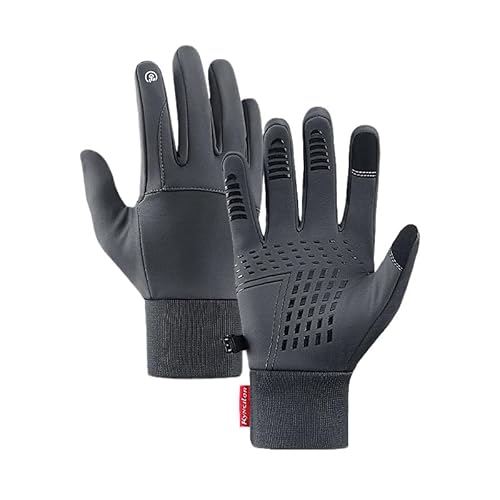 SWZEC FROSTY - Winter Fahrradhandschuhe - Thermo-profis (Grau,XL) von SWZEC