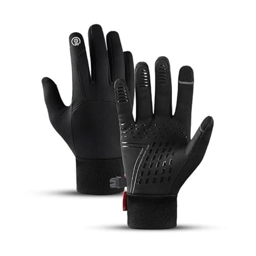 SWZEC NaturVibes - ThermoSlim Handschuhe | NaturVibes - ThermoMax Handschuhe (Tiefschwarz,L) von SWZEC