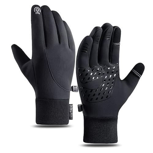 SWZEC NaturVibes - ThermoSlim Handschuhe | NaturVibes - ThermoMax Handschuhe (Tiefschwarz 1,L) von SWZEC