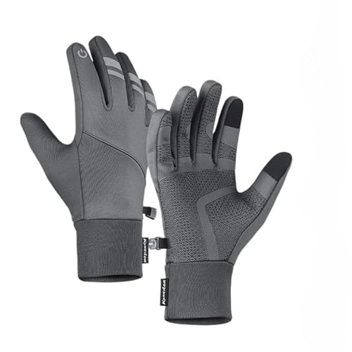 SWZEC THERMO - FROSTFIT MAX - Winter Thermohandschuhe zum Arbeiten für kalte Tage (Grau,L) von SWZEC