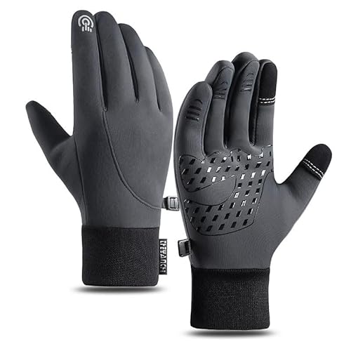 SWZEC Tiberg - Thermo Handschuhe gegen kalte Hände (Grau,XL) von SWZEC