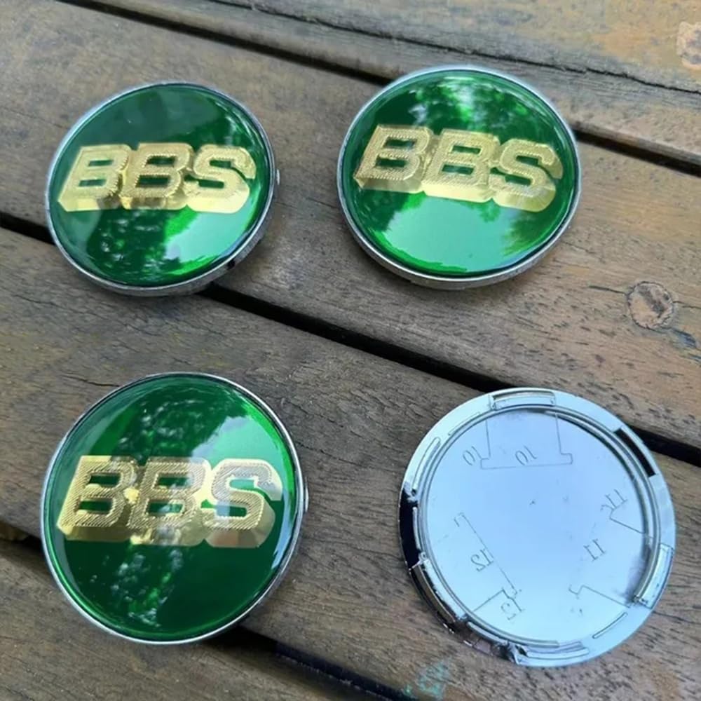 4 Stück Nabendeckel für BBS 68MM, Radnabenkappen Radnabenabdeckung Felgendeckel Felgenkappen Wasserdicht Radnabendeckel,C von SWoob