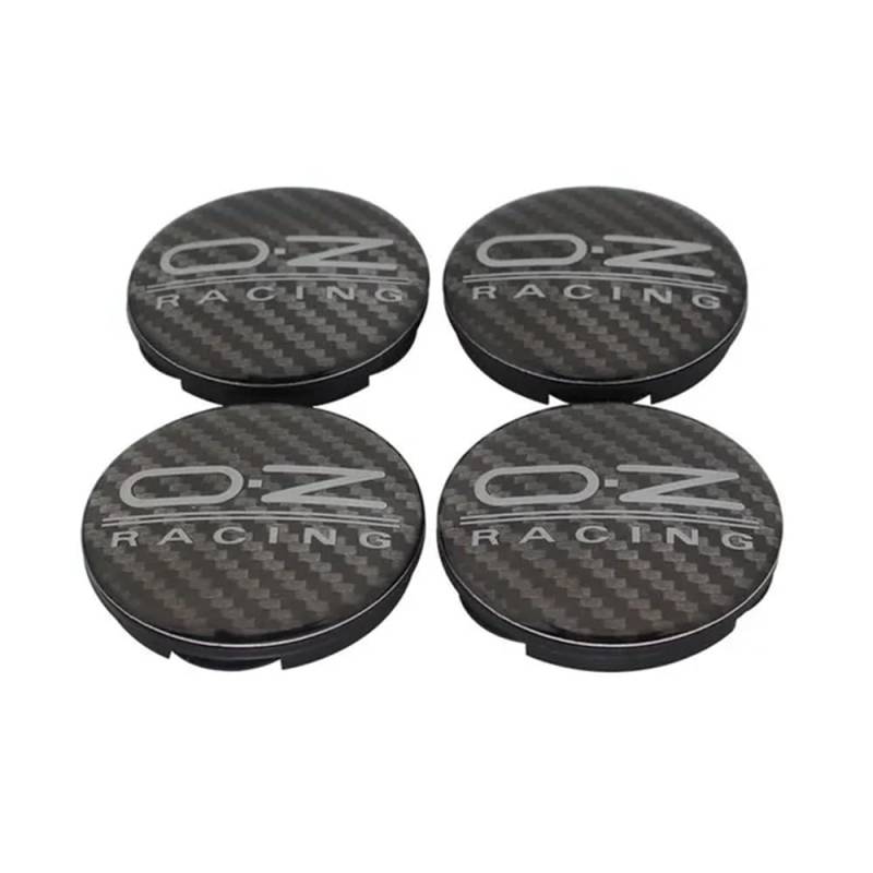 4 Stück Nabendeckel für OZ O.Z Racing 62MM, Radnabenkappen Radnabenabdeckung Felgendeckel Felgenkappen Wasserdicht Radnabendeckel,B von SWoob