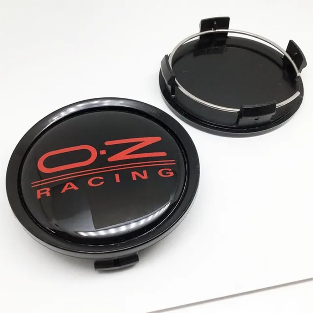 4 Stück Nabendeckel für OZ Racing 74mm, Radnabenkappen Radnabenabdeckung Felgendeckel Felgenkappen Wasserdicht Radnabendeckel,D von SWoob