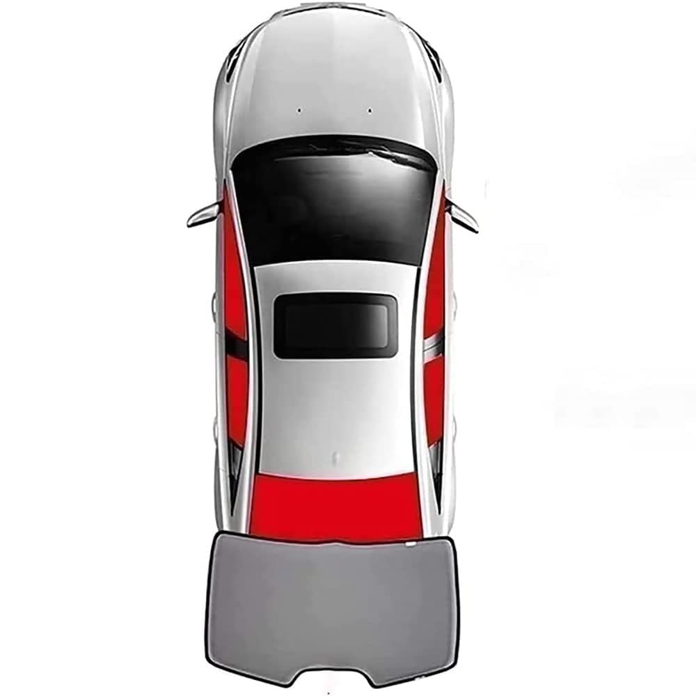 Auto Seitenfenster Sonnenschutz, für Audi Q7 4L (5-seat) 2005–2015 Abnehmbarer Auto Sonnenschutz,C von SXDCWFR