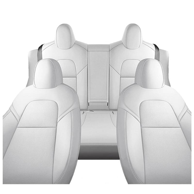 SXET Atmungsaktiv Autositzbezüge Set Kompatibel mit Tesla Model 3 (2017-2024),Komfortabel Stilvolles Autositzbezug Schonbezug Sitzbezug für das Auto, Autositzschoner Geeignet für die Vordersitze von SXET
