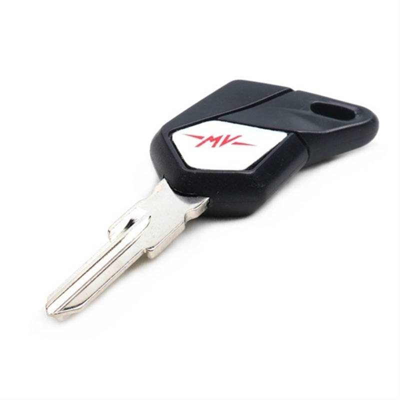 Motorrad Schlüsselanhänger Für MV Augusta Agusta F3 F4 1090 920 990 Motorradschlüssel Embryo Blank Key Uncut Blade Keys Chip (Farbe : A-Black, Size : 1) von SXHM