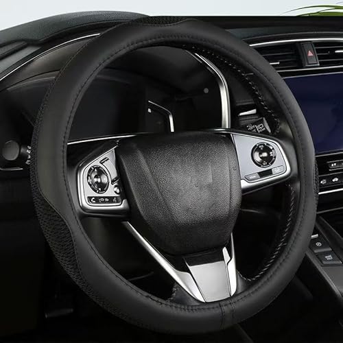 Lenkradbezug für Jaguar XE X760 I 2015-2019, Anti Rutsch Lenkradhülle Auto,Lenkradschutz in Größe 37-39 cm,Lenkradhülle Sommer & Winter,Lenkradabdeckung Kunstleder,A von SXIAOX