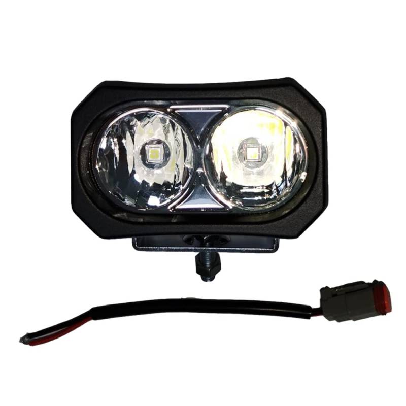 SXMA 4 Zoll 60W quadratische LED-Arbeitsscheinwerfer Scheinwerfer Flutlicht Wasserdichte LED-Leuchten für 4x4 Offroad-LKW-Traktor ATV SUV-Fahrlampe (Schwarz) von SXMA