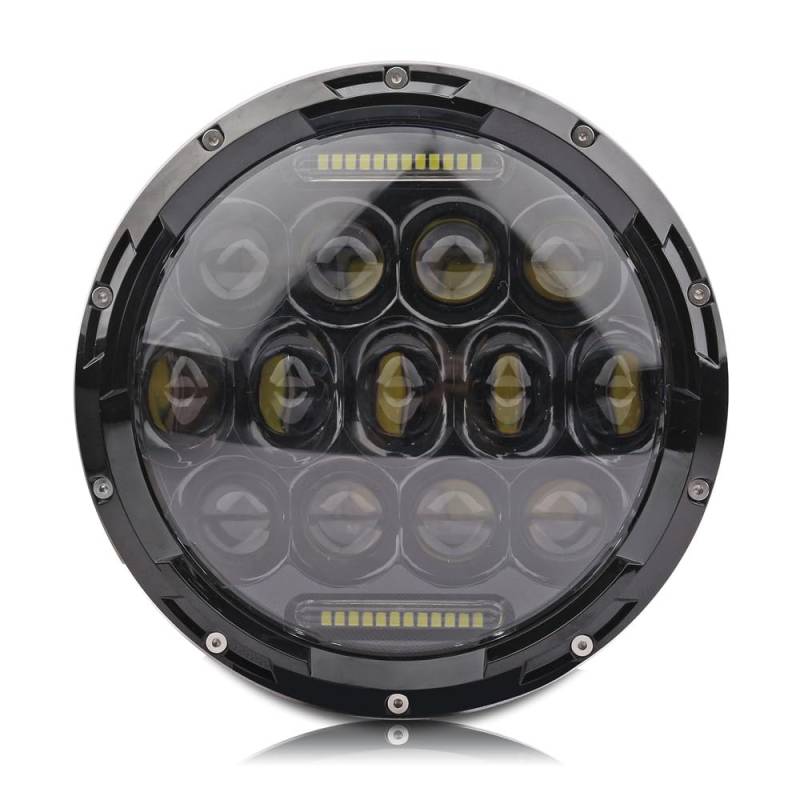 SXMA 7 zoll LED Scheinwerfer E-MARK genehmigt 75W LED 6500K Arbeitsscheinwerfer Fahrlicht Aluminiumlegierung für Jee p Wrangler JK 2007-2017 J105 1 Paar von SXMA