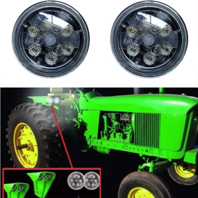 SXMA CREE LED-Arbeitsscheinwerfer 4,5 Zoll 18W Runde IP67 LED-Arbeitsscheinwerfer für Traktor (Packung mit 2 Stück) - LED6218 von SXMA