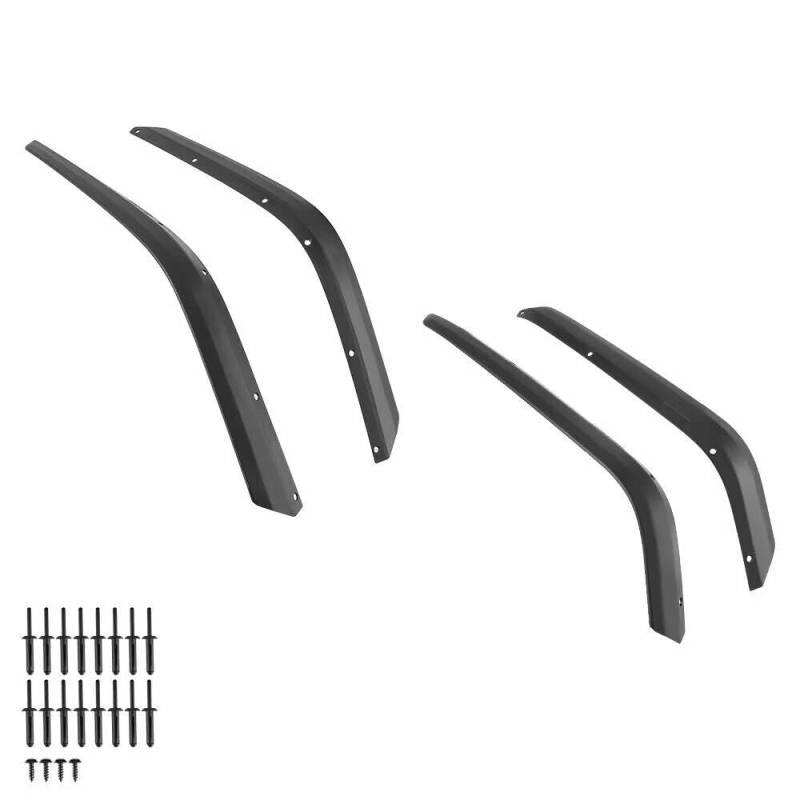 SXMA Fender Flare Wheel Brow Black Fender Flare 4 PCS ABS Off Road Front & Rear for Jee p Wrangler JK 2007-2017 J401 Erweitern Sie den kleinen Radlauf um 5 cm von SXMA