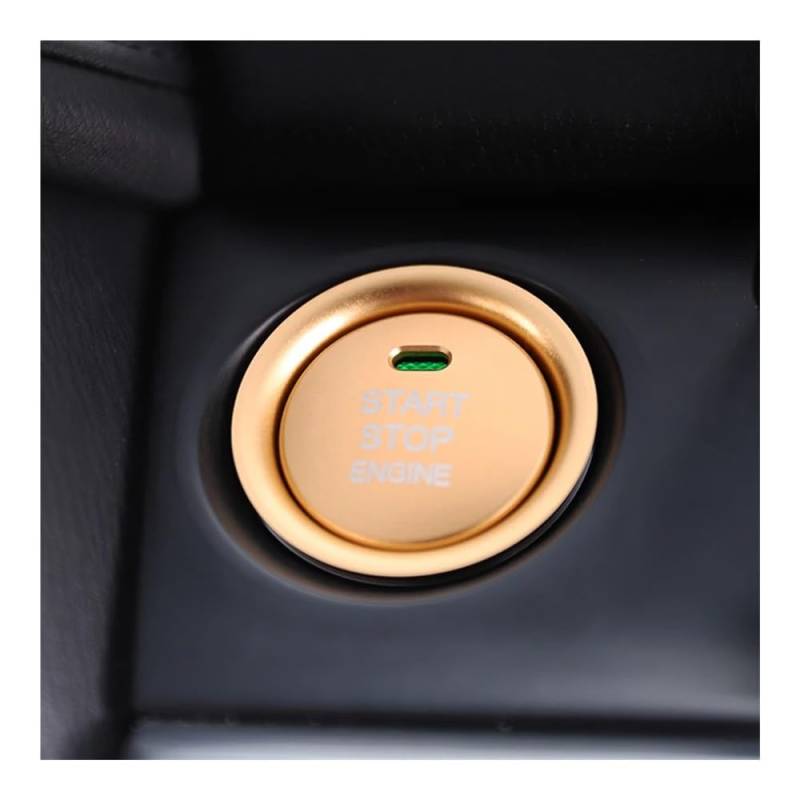 Auto Dekorative Innenbereich Auto Styling Motor Start Stop Taste Ring Abdeckung Innen Dekorative Trim Für Mazda 3 Für Axela CX-3 CX-4 CX-5 von SXNUCD