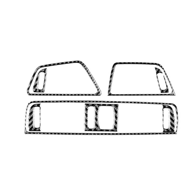 Auto Dekorative Innenbereich Für 6er-Serie M6 F12 F13 2011–2018 Armaturenbrett-Luftauslass-Set, Abdeckung, Tuning-Aufkleber, Auto-Innenausstattung von SXNUCD