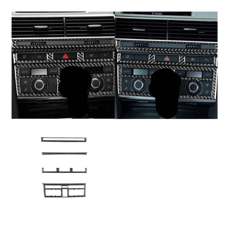 Auto Dekorative Innenbereich Für A6 Für S6 2005-2011 Aufkleber Getriebe Shift Center Panel Griff Dekorative Auto Innen von SXNUCD