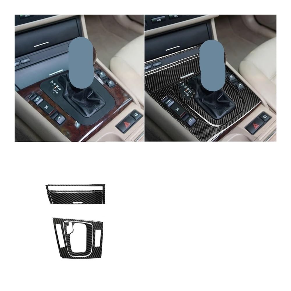 Auto Dekorative Innenbereich Für E46 1998 1999 2000 2001 2002 2003 2004 2005 Center Console Set Kit Teile Tuning Aufkleber Abdeckung Innen von SXNUCD