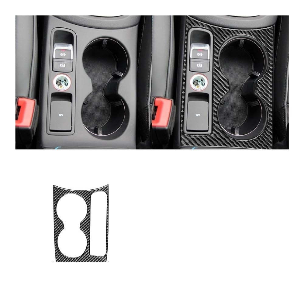 Auto Dekorative Innenbereich Für Q3 2015 2016 2017 2018 Center Cup Holder Blendrahmen Tuning Cover Aufkleber Autoinnenraum von SXNUCD