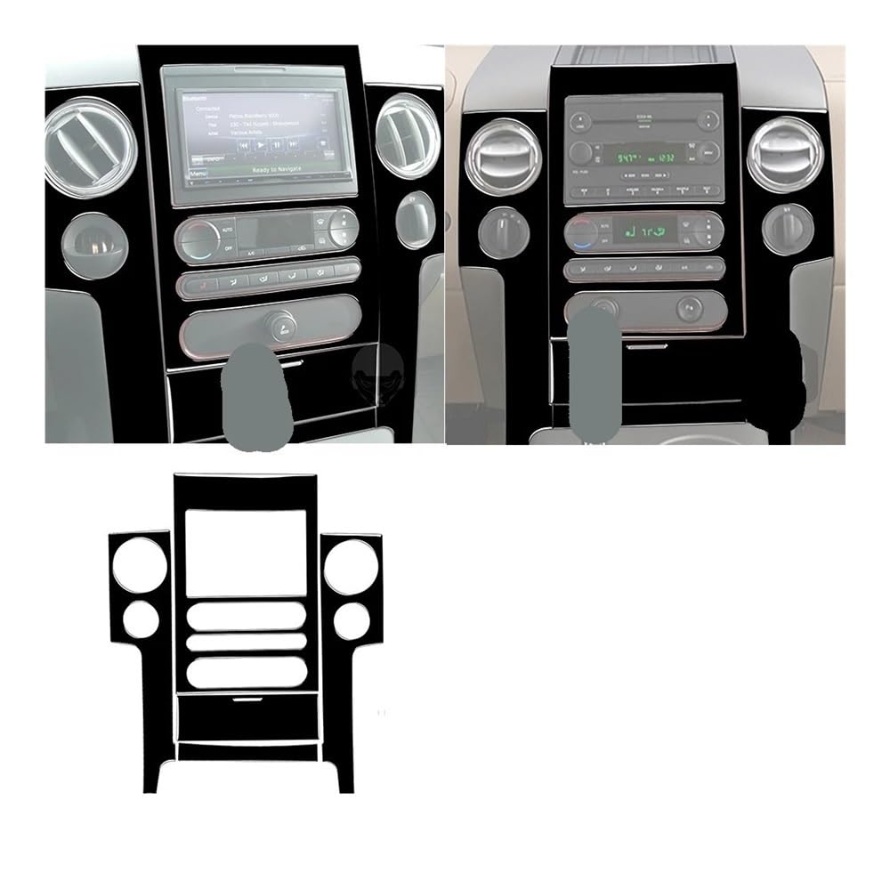 Auto Dekorative Innenbereich Für ford Für 2004 2005 2006 2007 2008 Dashboard Center Console Set Trim Abdeckung Aufkleber Auto Innen von SXNUCD