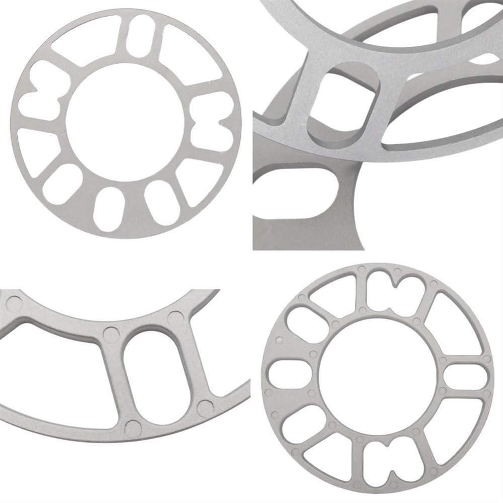 Autos Spurverbreiterungen 1/4 Stück 5 Mm 4 Lug 5 Lug Universal Auto Aluminiumlegierung Rad Reifen Distanzscheiben Zubehör Außen Ersatzteile Geändert Verbreitert von SXNUCD