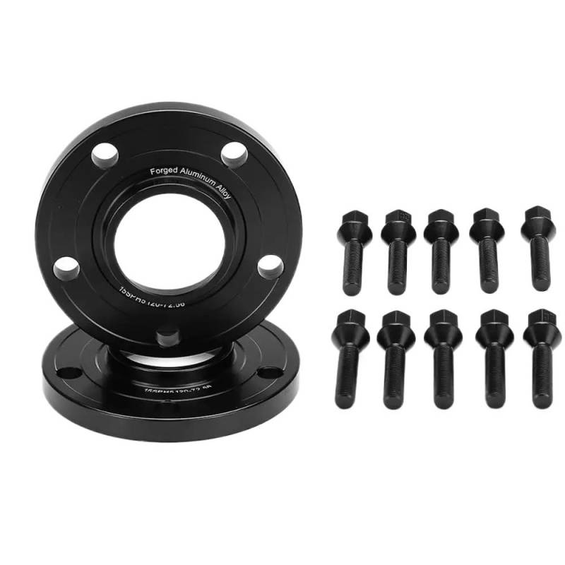 Autos Spurverbreiterungen 10/15/20mm Auto Rad Spacer Adapter PCD 5x12 0mm 72,56mm Für E82 E88 E30 E36 E46 E28 E34 E90 E91 E92 von SXNUCD