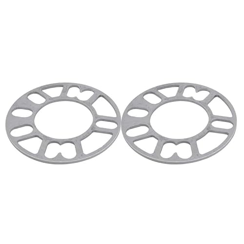 Autos Spurverbreiterungen 2 Stücke Universal Auto Rad Reifen Spacer Adapter Distanzscheiben Platte 3mm 5mm 6mm 8mm 10mm Für 4x100 4x114,3 5x100 5x108 5x114,3 5x120 von SXNUCD