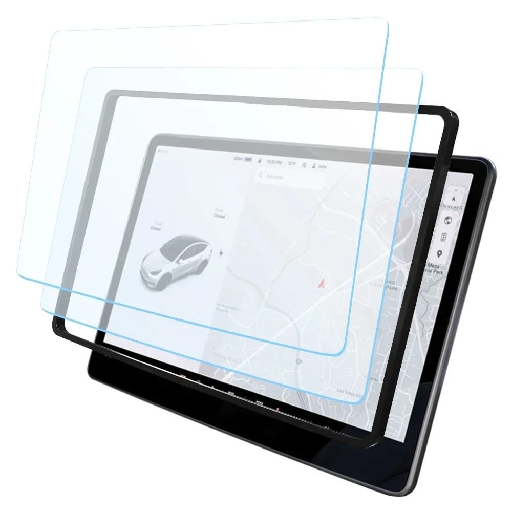 Displayschutzfolie Auto Navi Folie 15-Zoll-Center-Control-Bildschirmglasfolie Für Modell 3 Y Touchscreen-Schutzfolie Aus Gehärtetem Glas von SXNUCD