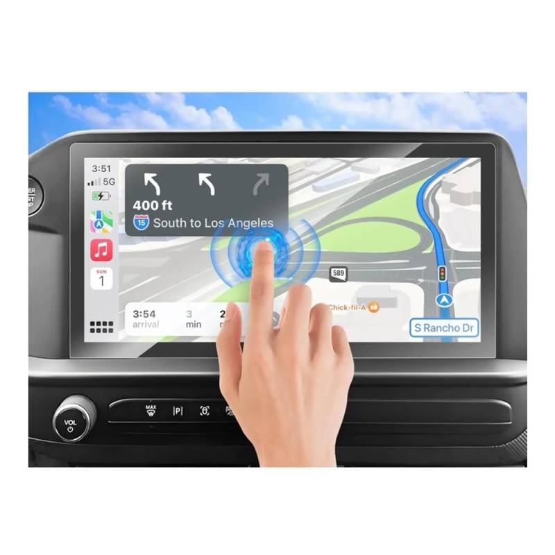 Displayschutzfolie Auto Navi Folie 2 Stücke Pet Schutz Für Tourneo Für Transit 2024 2025 Auto GPS Schutz Film Bildschirm Anti-Scratch-Film von SXNUCD