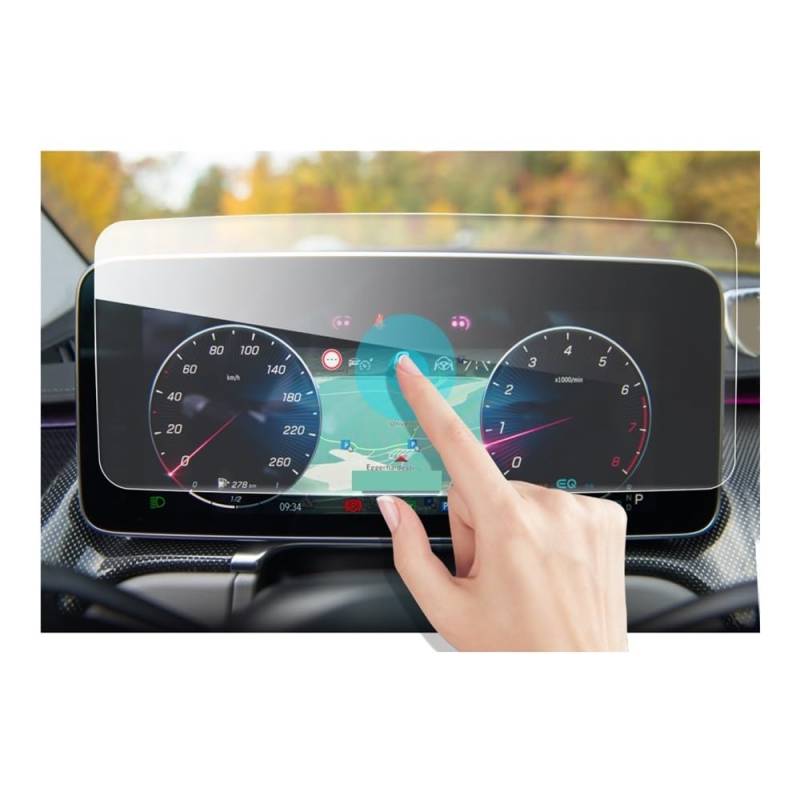 Displayschutzfolie Auto Navi Folie Auto-Displayschutzfolie Für S-Klasse W223 2021 12,3 Zoll Instrumentendisplay Auto-Innenschutzzubehör von SXNUCD