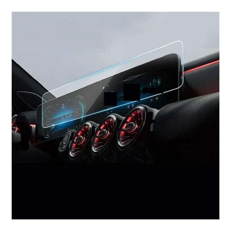 Displayschutzfolie Auto Navi Folie Auto GPS Navigation Film Bildschirm Gehärtetes Glas Schutz Film Anti-Scratch Für A-Klasse W177 2019-2023 von SXNUCD