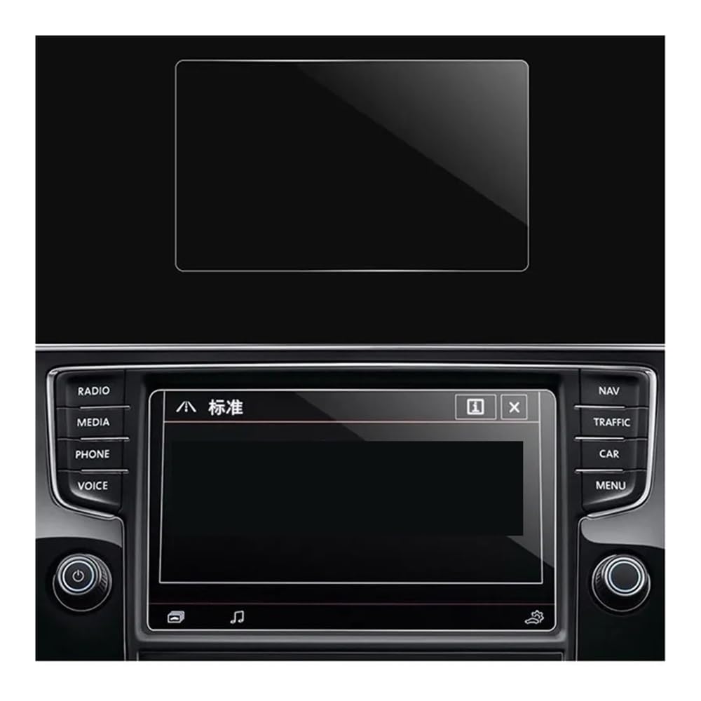 Displayschutzfolie Auto Navi Folie Auto GPS Navigation Gehärtetem Glas Screen Protector Portective Film Zubehör Für Tiguan Mk2 2016 2017 2018 von SXNUCD