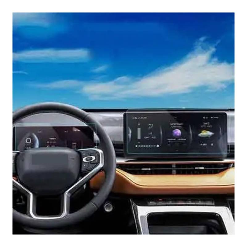 Displayschutzfolie Auto Navi Folie Auto Navigation Gehärtetem Glas Display-schutzfolie Aufkleber Dashboard Schutz Für Haval H6 2022 Auto Zubehör von SXNUCD