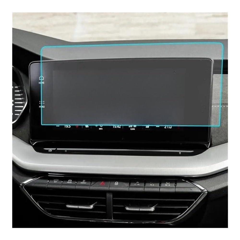 Displayschutzfolie Auto Navi Folie Auto Navigation Gehärtetes Glas Display-schutzfolie Aufkleber Für Skoda Für Octavia Für A8 2020 2021 Zubehör von SXNUCD