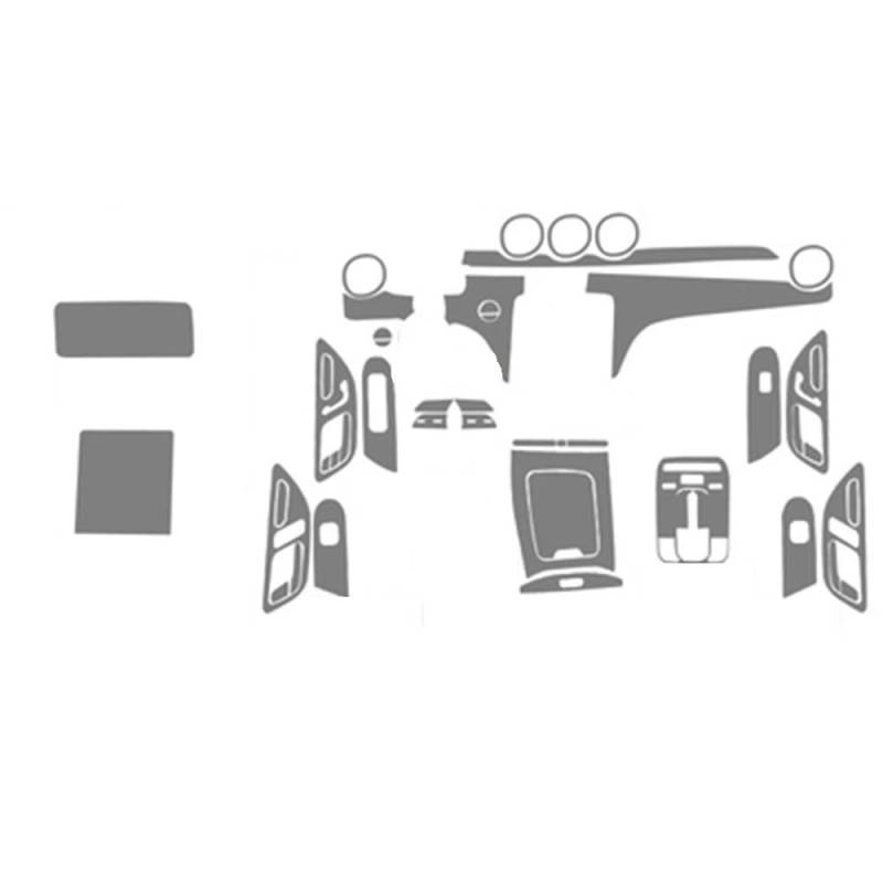 Displayschutzfolie Auto Navi Folie Autotür Mittelkonsole Media Dashboard Navigation TPU Schutzfolie Für Klasse C Für W205 C200 W204 W206 von SXNUCD