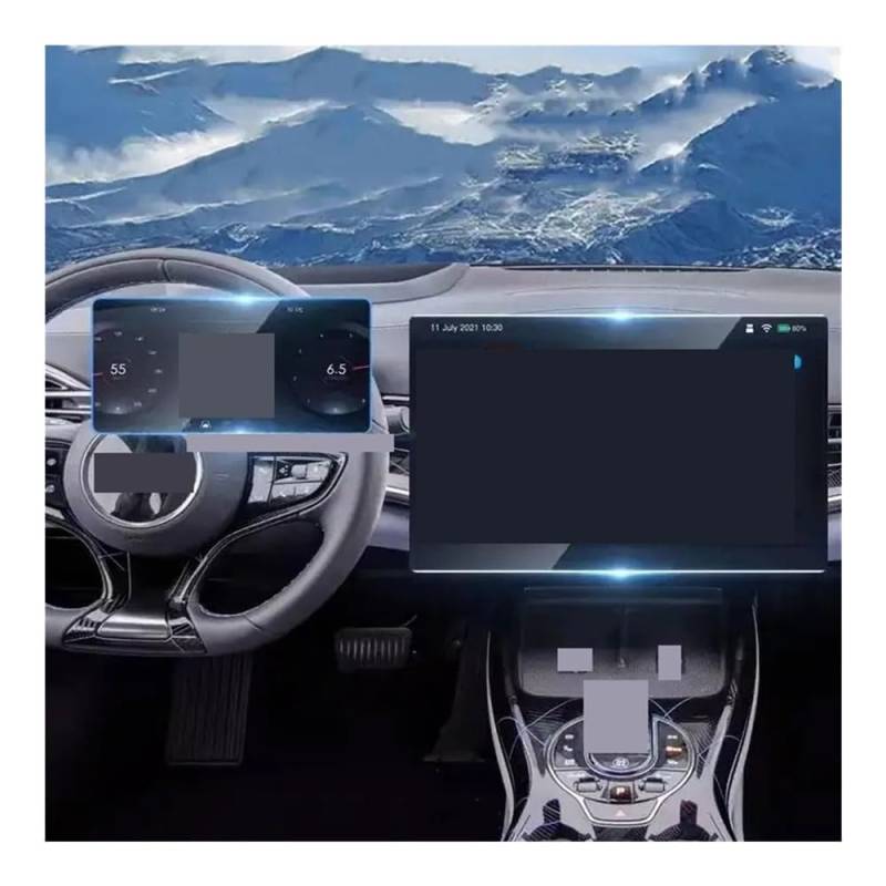 Displayschutzfolie Auto Navi Folie Displayschutzfolie Aus Gehärtetem Glas Für BYD Für Seal 15,6 Zoll, Auto-GPS-Navigation, Kratzfestes Zubehör von SXNUCD