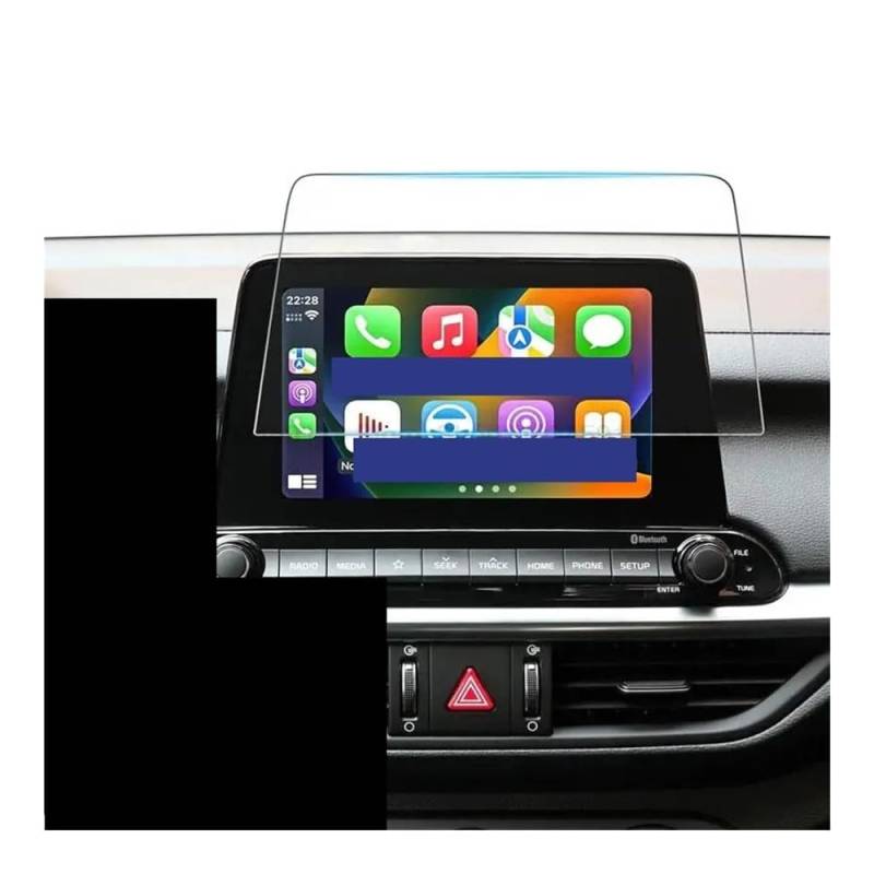 Displayschutzfolie Auto Navi Folie Displayschutzfolie Aus Gehärtetem Glas Für Forte LX LXS 2023 8 Zoll, Auto-GPS-Navigation, Kratzfestes Zubehör von SXNUCD