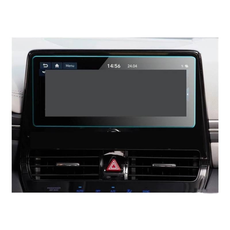 Displayschutzfolie Auto Navi Folie Displayschutzfolie Aus Gehärtetem Glas Für Ioniq 2020 10,25 Zoll Autoradio GPS-Navigation Innenzubehör von SXNUCD