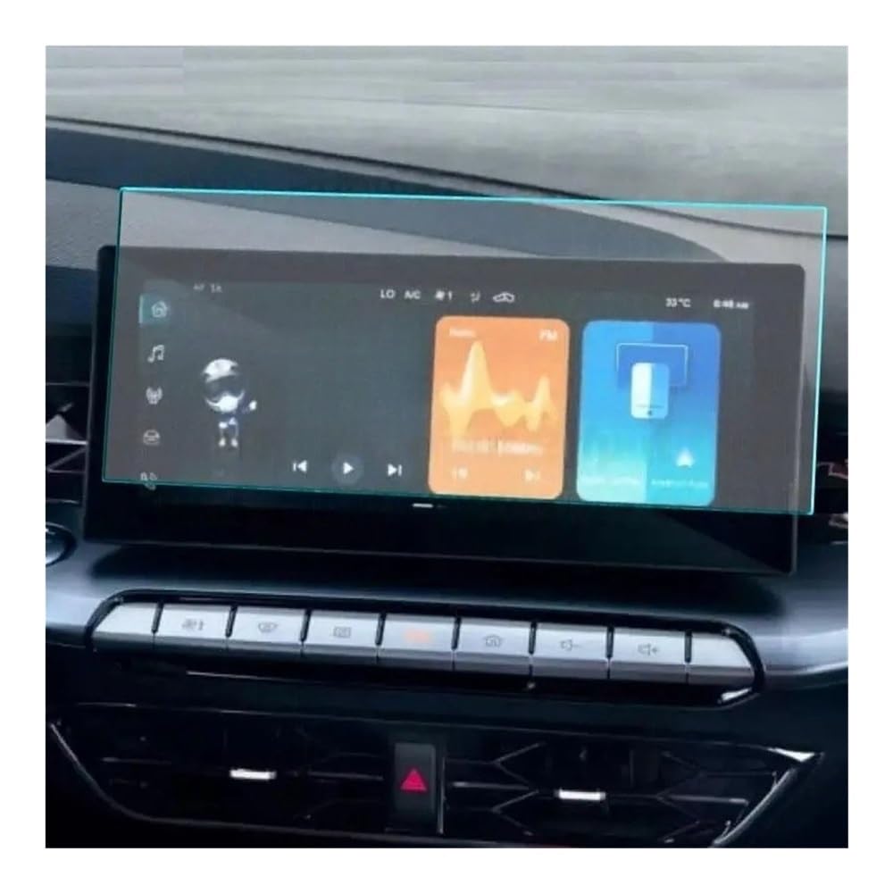 Displayschutzfolie Auto Navi Folie Displayschutzfolie Aus Gehärtetem Glas Für MG GT 2022, Auto-GPS-Navigationsbildschirm, Instrumenten-Armaturenbrett-Schutz von SXNUCD