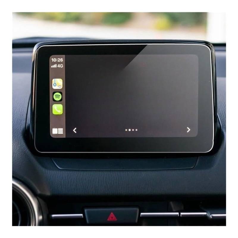 Displayschutzfolie Auto Navi Folie Displayschutzfolie Aus Gehärtetem Glas Für Mazda 2 Limousine 2020, Autoradio, GPS-Navigation, Bildschirmabdeckung von SXNUCD