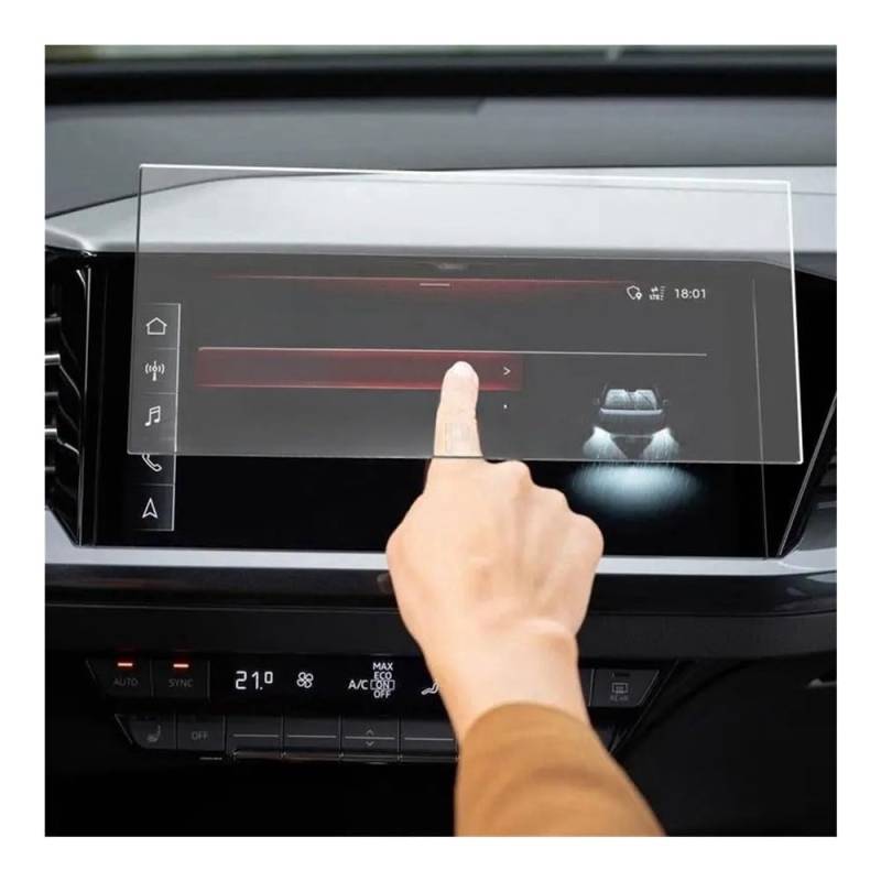 Displayschutzfolie Auto Navi Folie Displayschutzfolie Aus Gehärtetem Glas Für Q4 Für E-tron 2022, Auto-GPS-Navigations-Displayschutz, Auto-Innenraum von SXNUCD