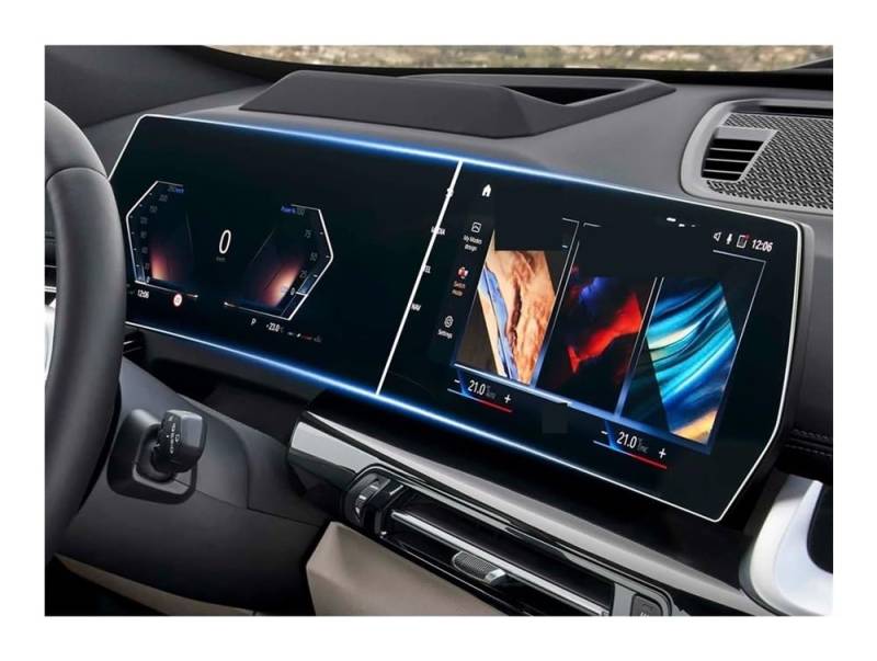 Displayschutzfolie Auto Navi Folie Displayschutzfolie Aus Gehärtetem Glas Für U10 U11 X1 IX1 2023 2024, Auto-GPS-Navigation, Touchscreen-Zubehör von SXNUCD