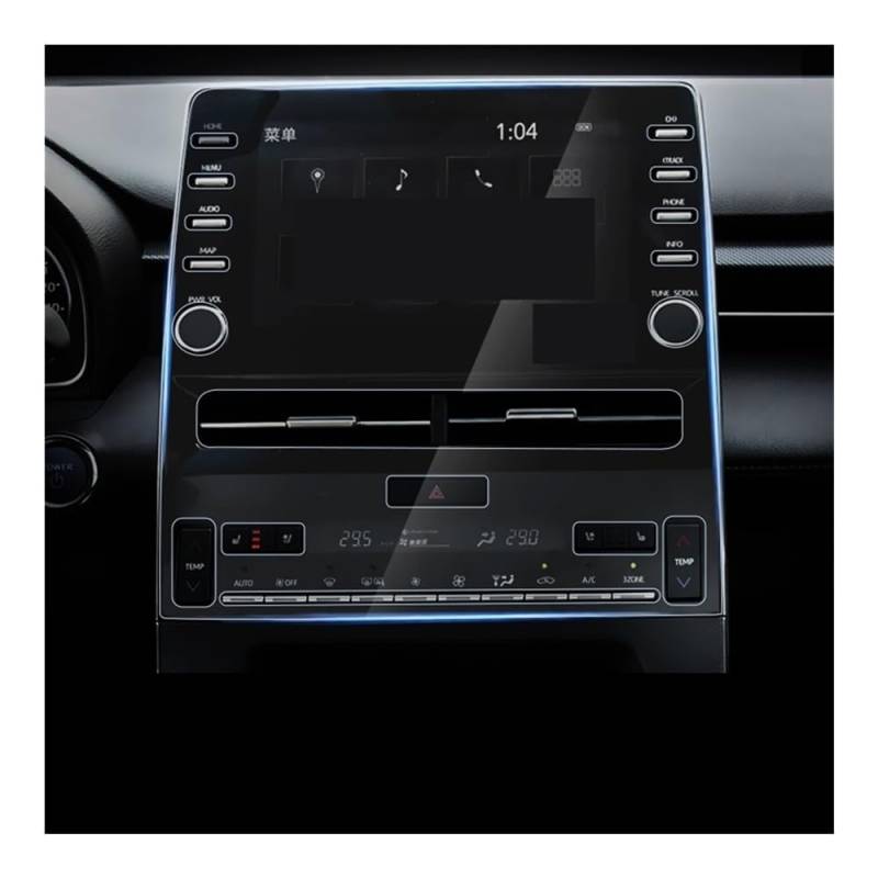 Displayschutzfolie Auto Navi Folie Für Avalon 2019 2020 TPU Navigation Film Control Screen Film Kratzschutz Film Auto Zubehör von SXNUCD