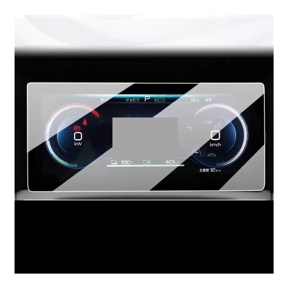 Displayschutzfolie Auto Navi Folie Für BYD Für Yuan Bis 2024 Auto 10,1 Zoll GPS Navigation Dashboard Touch Gehärtetem Glas Display-schutzfolie von SXNUCD