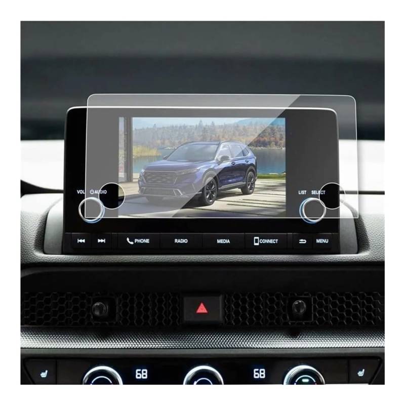 Displayschutzfolie Auto Navi Folie Für CRV 2023 2024 Screen Protector 7 Zoll Navigation Display Bildschirm Gehärtetes Glas Film Zubehör von SXNUCD