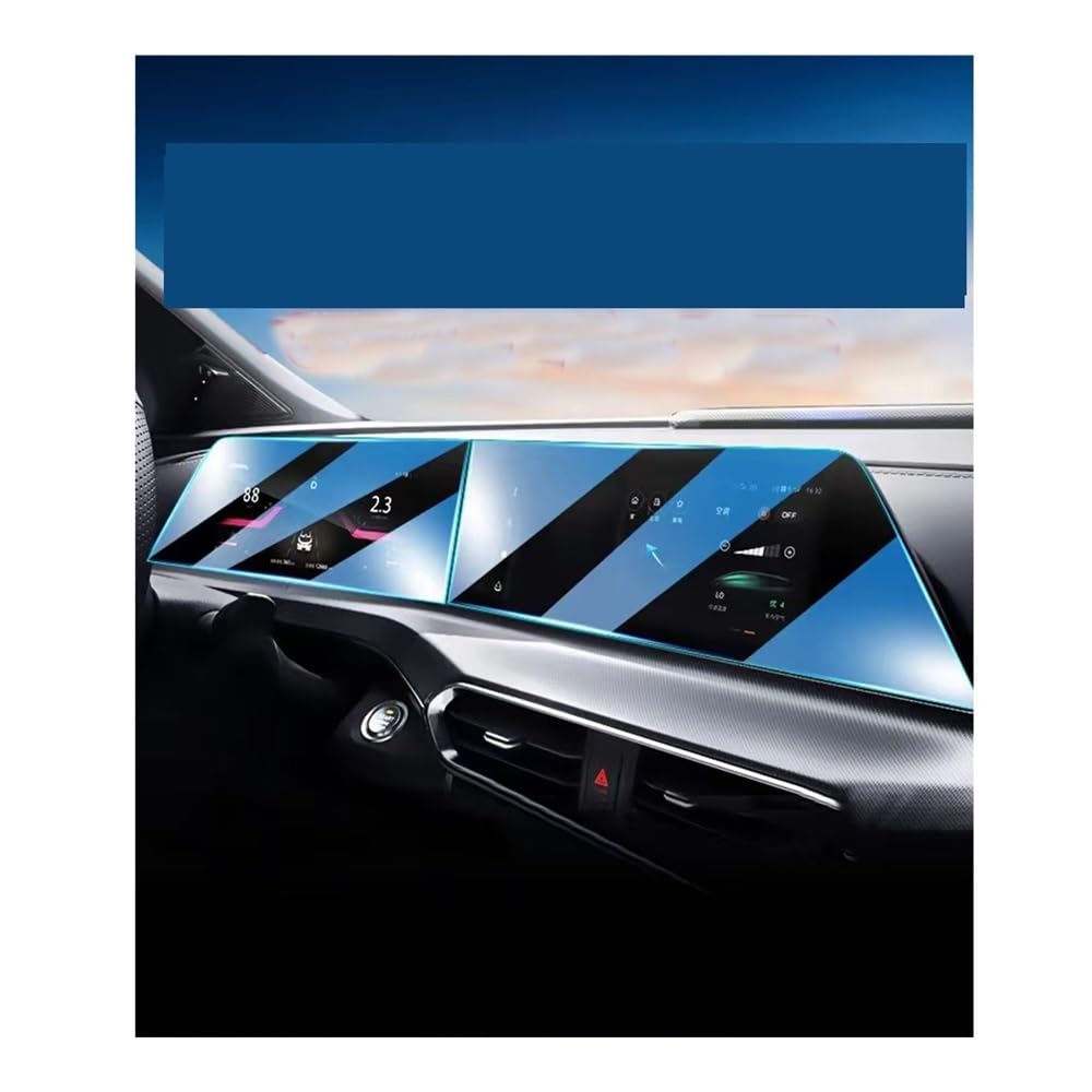 Displayschutzfolie Auto Navi Folie Für Changan Für Uni-t Einheit 2022 2023 Auto Radio GPS Navigation Gehärtetem Glas Dashboard Screen Film Schutz von SXNUCD