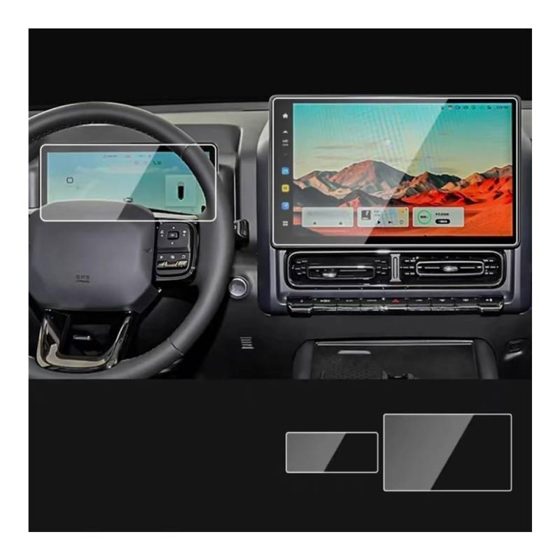 Displayschutzfolie Auto Navi Folie Für Haval H9 2024, Auto-GPS-Navigation Und Armaturenbrett, Gehärtetes Glas, Schutzfolie von SXNUCD