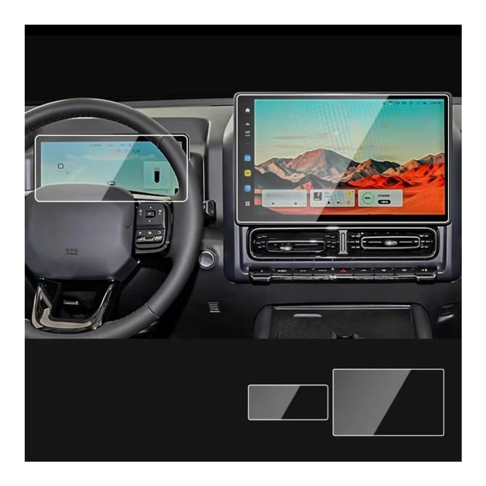 Displayschutzfolie Auto Navi Folie Für Haval H9 2024, Auto-GPS-Navigation Und Armaturenbrett, Gehärtetes Glas, Schutzfolie von SXNUCD